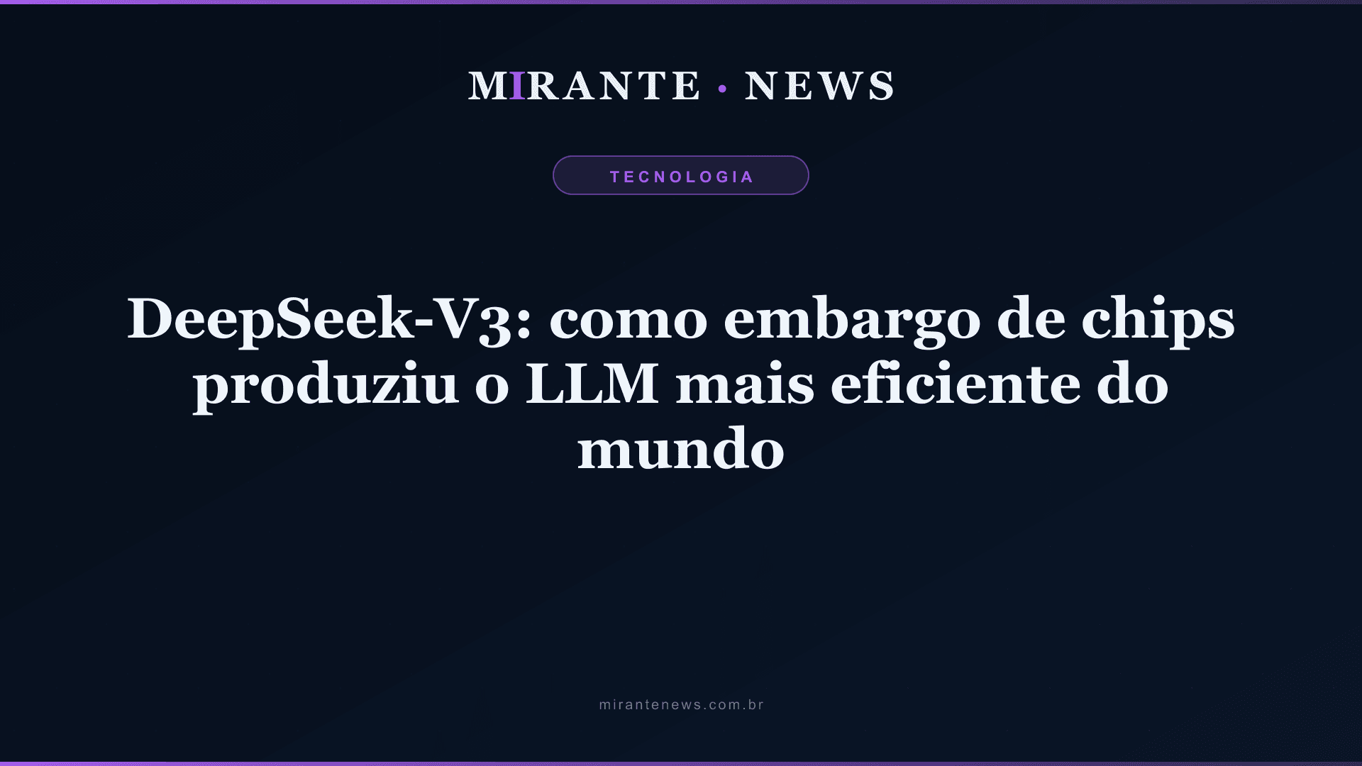 Embargo não matou o modelo chinês: mudou o jeito de escalar